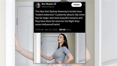 Fact Check: No, Ben Shapiro Didnt Compare His Sisters Breasts。